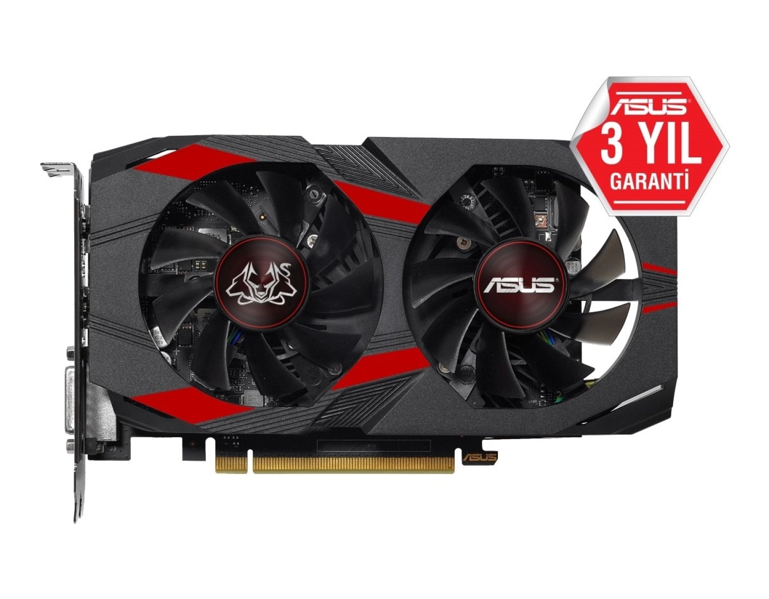 Asus Geforce Cerberus Gtx 1050 Ti 4Gb 128Bit Gddr5 1480Mhz Oc Dvi Hdmi Dp (Cerberus-Gtx1050Ti-O4G) Ekran Kartı - Görsel 2