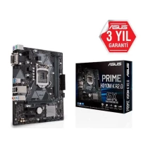 Asus Intel Prime H310M-K R2.0 Ddr4 2666 Vga Glan 1151P Usb 3.1 (8-9. Nesil)