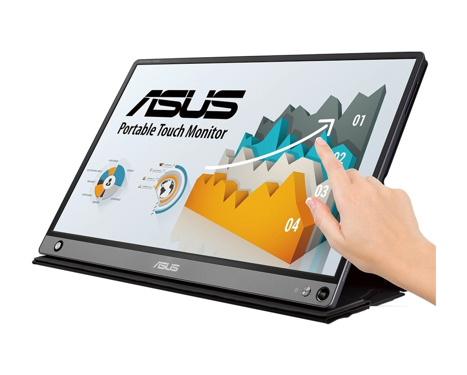 Asus Mb16Amt 15.6" 5Ms (Type-C) Freesync Full Hd Ips Monitör - Görsel 4