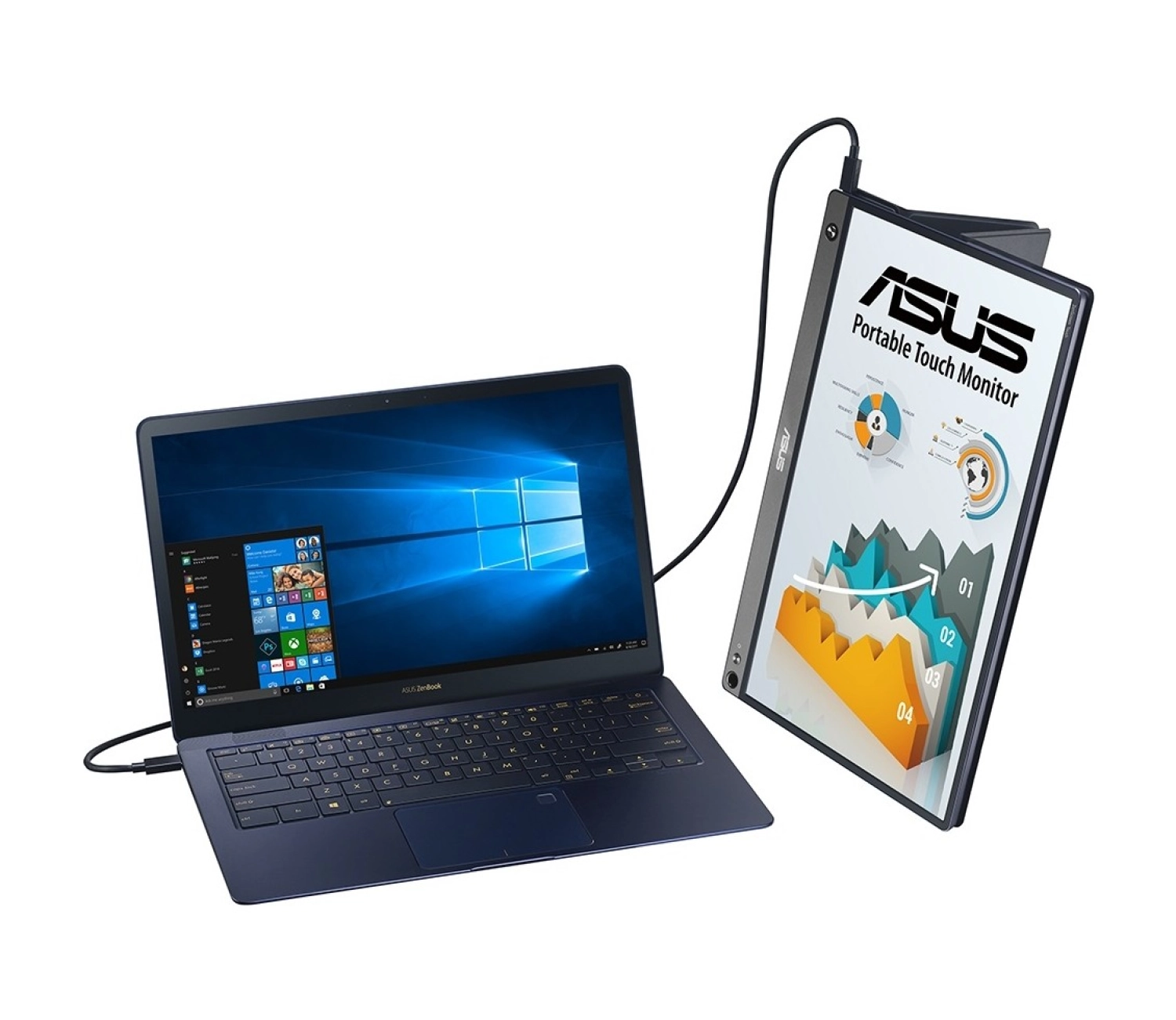 Asus Mb16Amt 15.6" 5Ms (Type-C) Freesync Full Hd Ips Monitör - Görsel 5