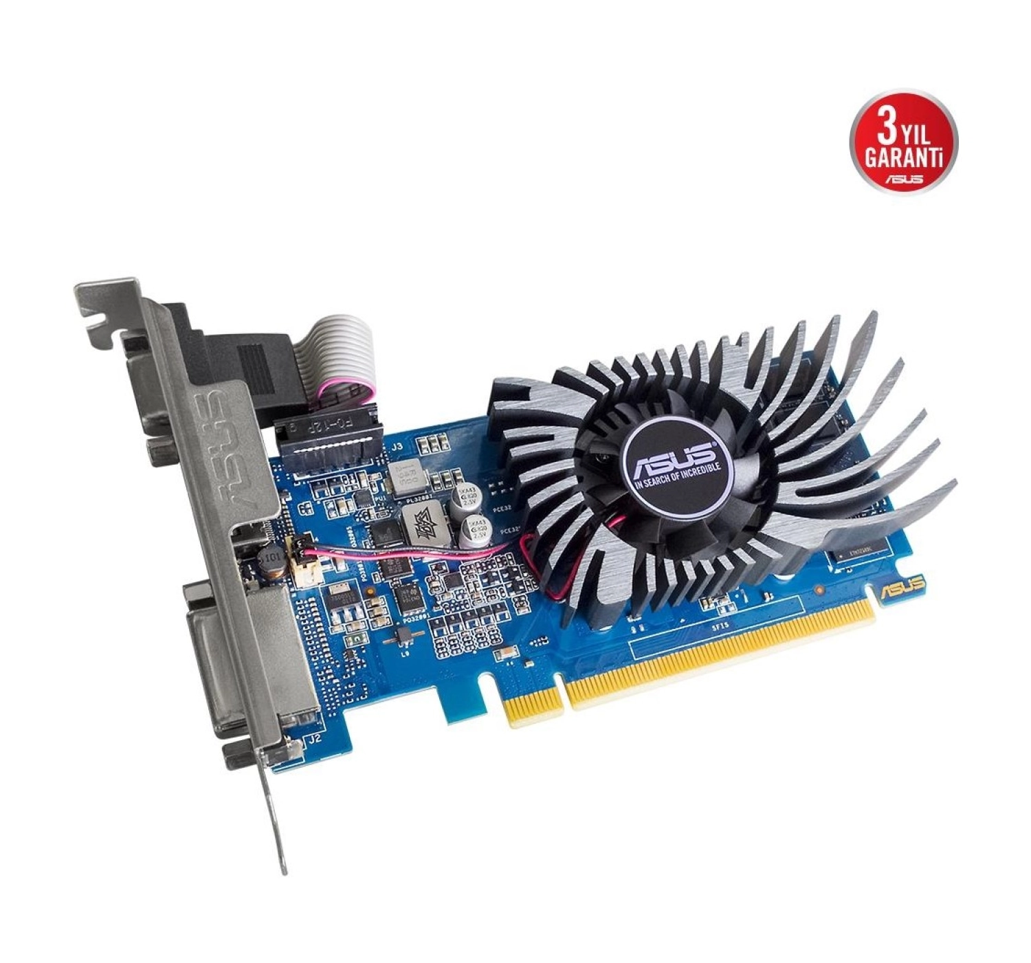 Asus Nvidia Geforce Gt730 2Gb 64Bit Gddr5 (Analog+Hdmi+Dvi) Ekran Kartı Gt730-Sl-2Gd5-Brk - Görsel 2