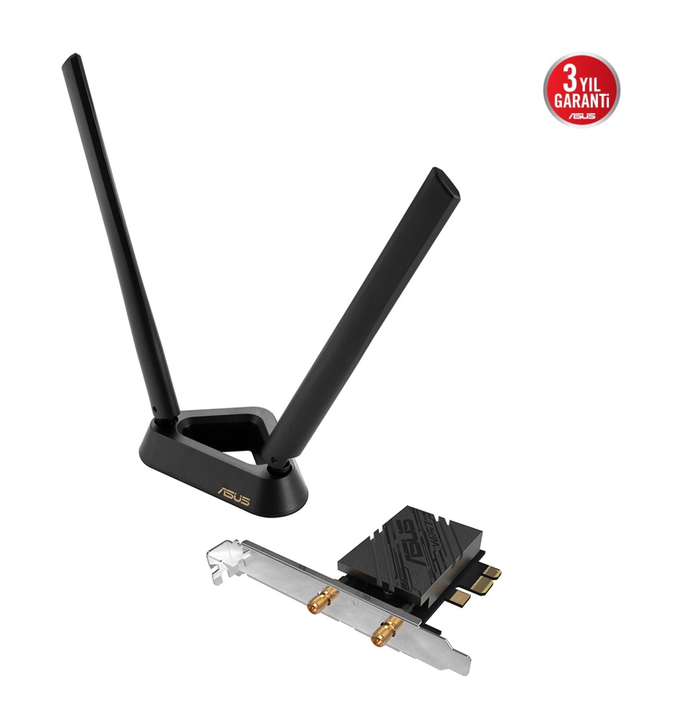 Asus Pce-Be92Bt Wifi Be9400 Tri-Band Pcıe Adapter - Görsel 2