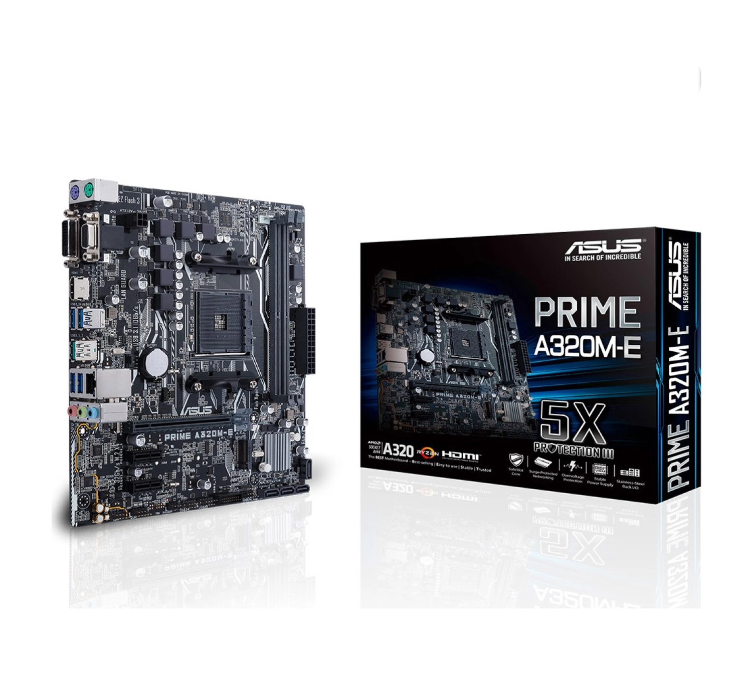 Asus Prime A320M-E Amd A320 Am4 Ddr4 3200 Hdmı Dvı Vga M2 Usb3.1 Matx(Prıme A320M-E) Anakart ürün görseli