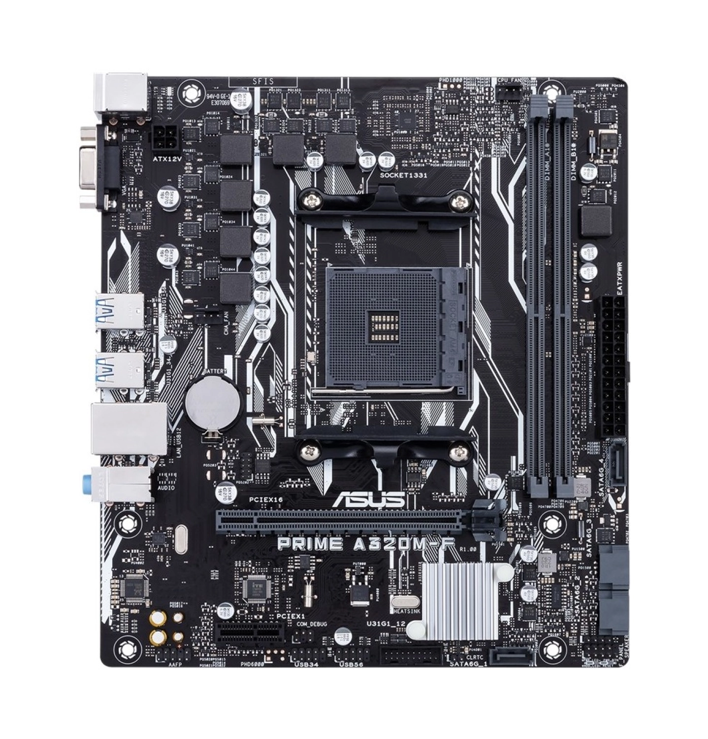 Asus Prime A320M-F Amd A320 Ddr4 3200 Mhz Am4 Matx Anakart ürün görseli