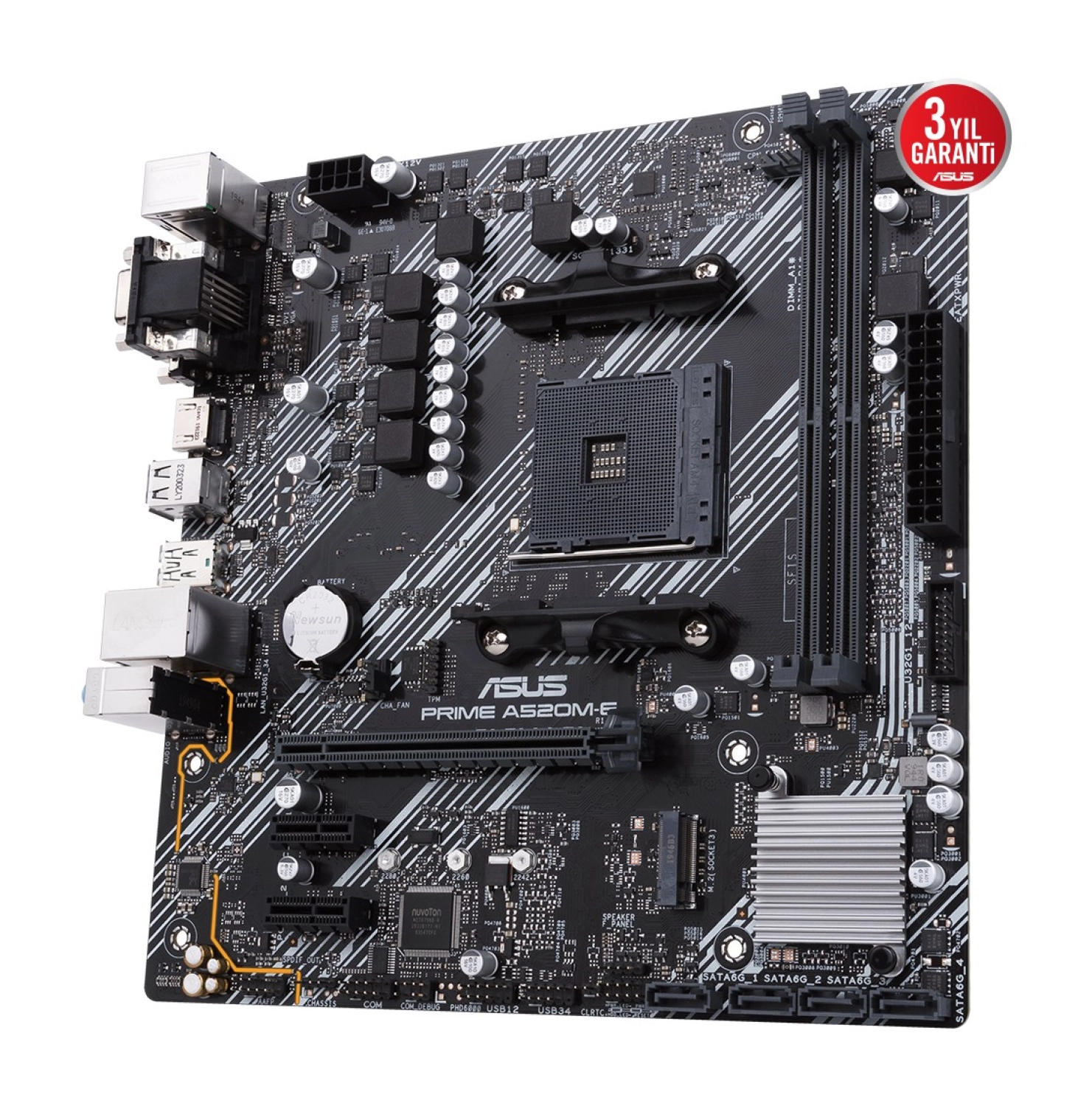 Asus Prime A520M-E/Csm Amd A520 Am4 Ddr4 Matx Anakart - Görsel 5