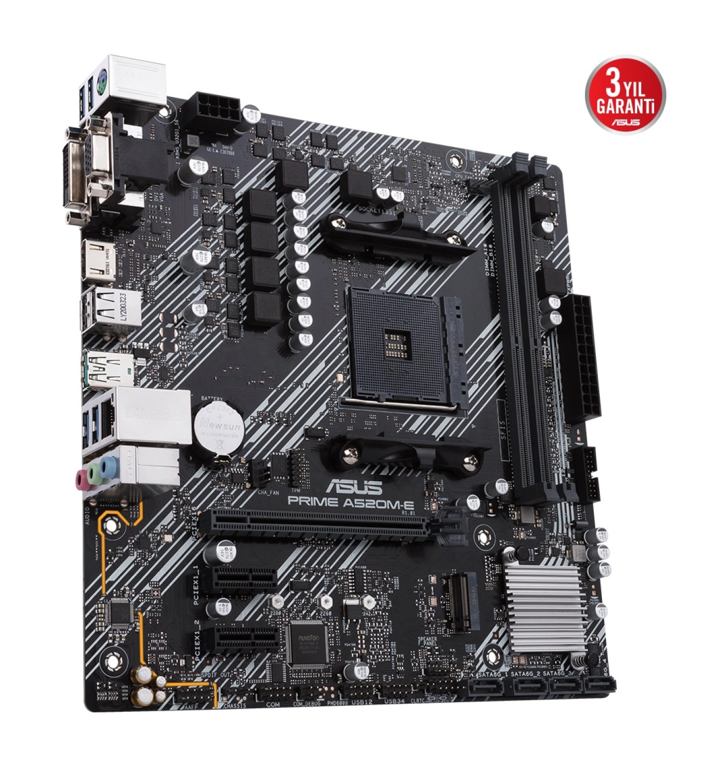 Asus Prime A520M-E/Csm Amd A520 Am4 Ddr4 Matx Anakart - Görsel 6
