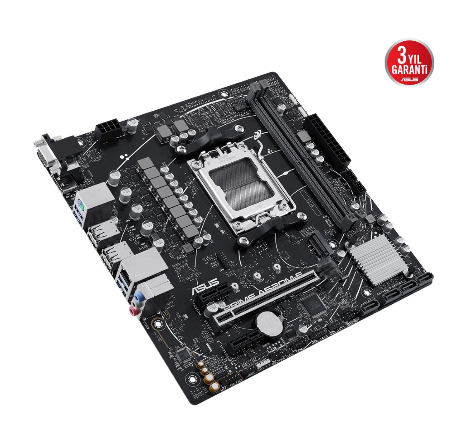 Asus Prime A620M-E Amd A620 Am5 Ddr5 Matx Anakart - Görsel 4