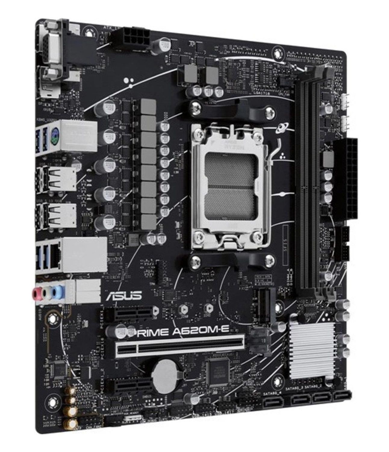 Asus Prime A620M-F Gamıng Wıfı6 Ddr5 Hdmı-Dp Pcıe 4.0 Am5 Matx - Görsel 2