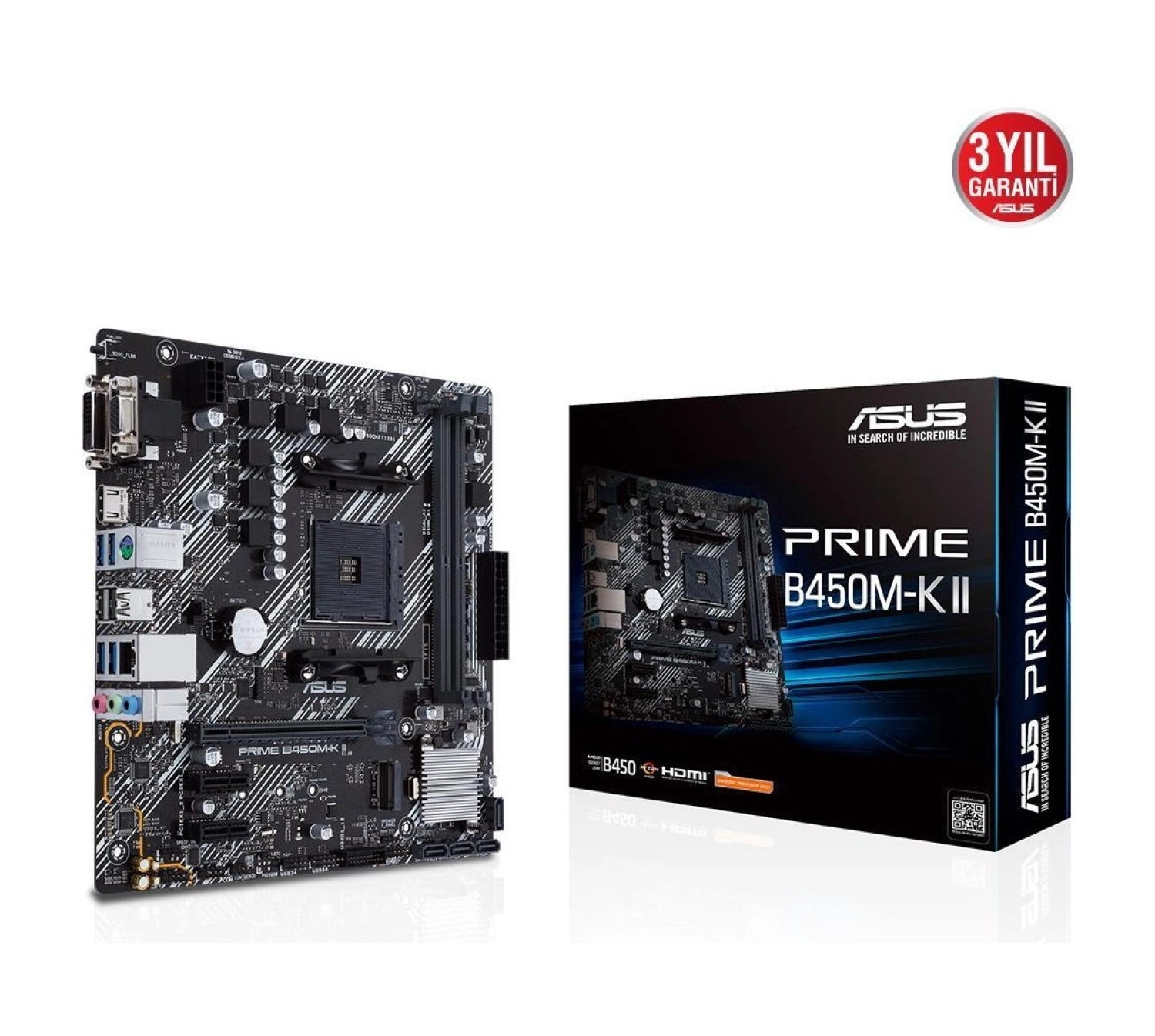 Asus Prime B450M-K Ii Ddr4 Bios Flash Back Am4 Anakart ürün görseli
