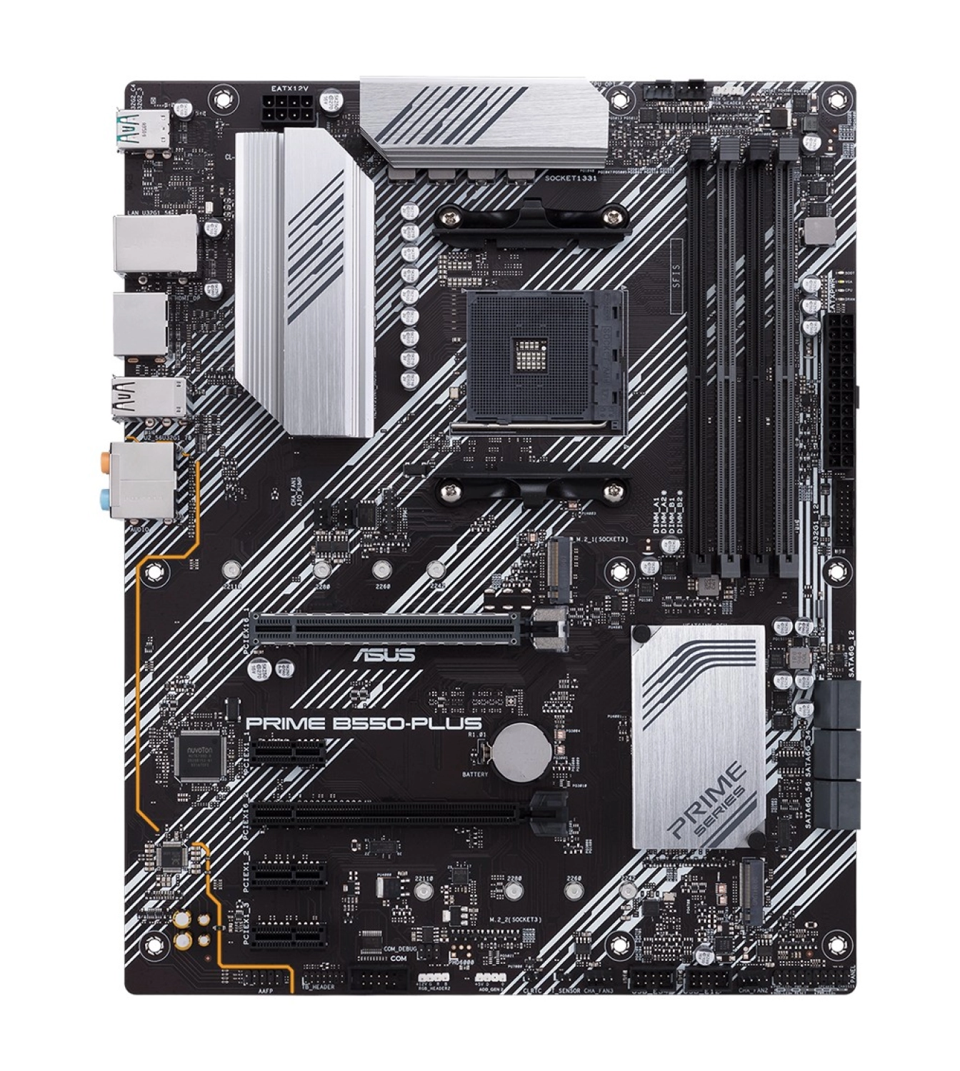 Asus Prime B550-Plus Amd B550 Am4 Ddr4 Atx Anakart - Görsel 2
