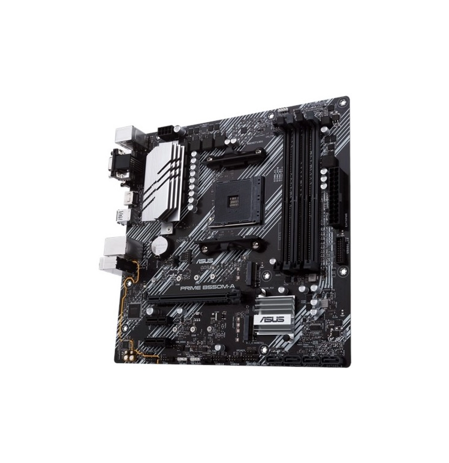 Asus Prime B550M-A/Csm Amd B550 Am4 Ddr4 4400 Hdmı Dvı Vga Çift M2 Usb3.2 Argb Matx (Prıme B550M-A/Csm) Anakart - Görsel 2