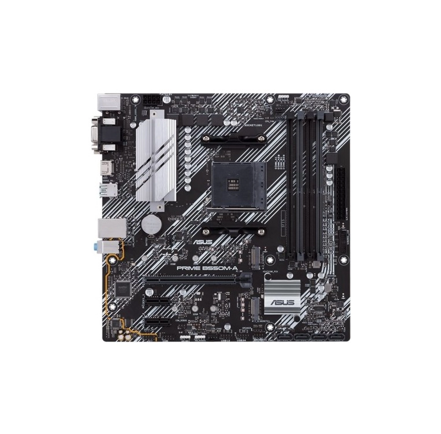 Asus Prime B550M-A/Csm Amd B550 Am4 Ddr4 4400 Hdmı Dvı Vga Çift M2 Usb3.2 Argb Matx (Prıme B550M-A/Csm) Anakart - Görsel 4