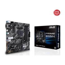 Asus Prime B550M-K Amd Am4 3.Nesil Ddr4 Vga Dvi Hdmi Anakart