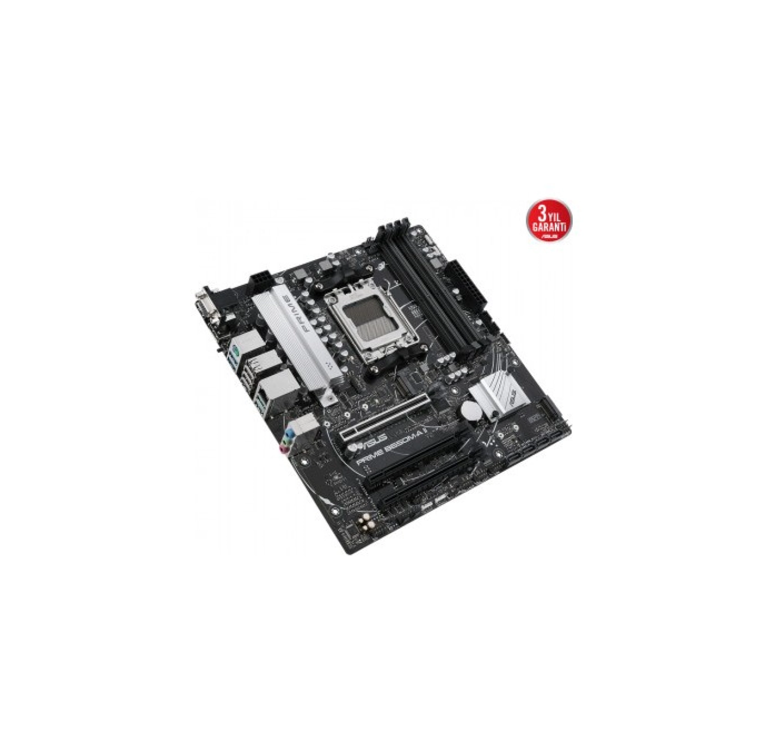 Asus Prime B650M-A Iı Amd B650 Am5 Ddr5 6400 Dp Hdmı Vga Çift M2 Usb3.2 Aura Rgb 2.5Gbit Lan Matx (Prıme B650M-A Iı) Anakart - Görsel 5