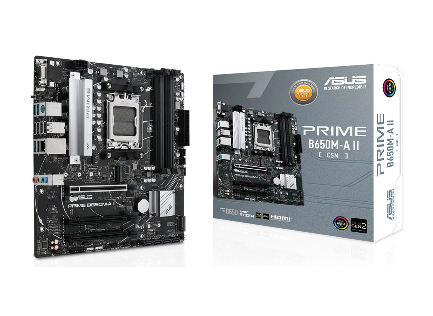 Asus Prime B650M-A Ii-Csm Amd B650 Am5 Ddr5 Matx Anakart ürün görseli