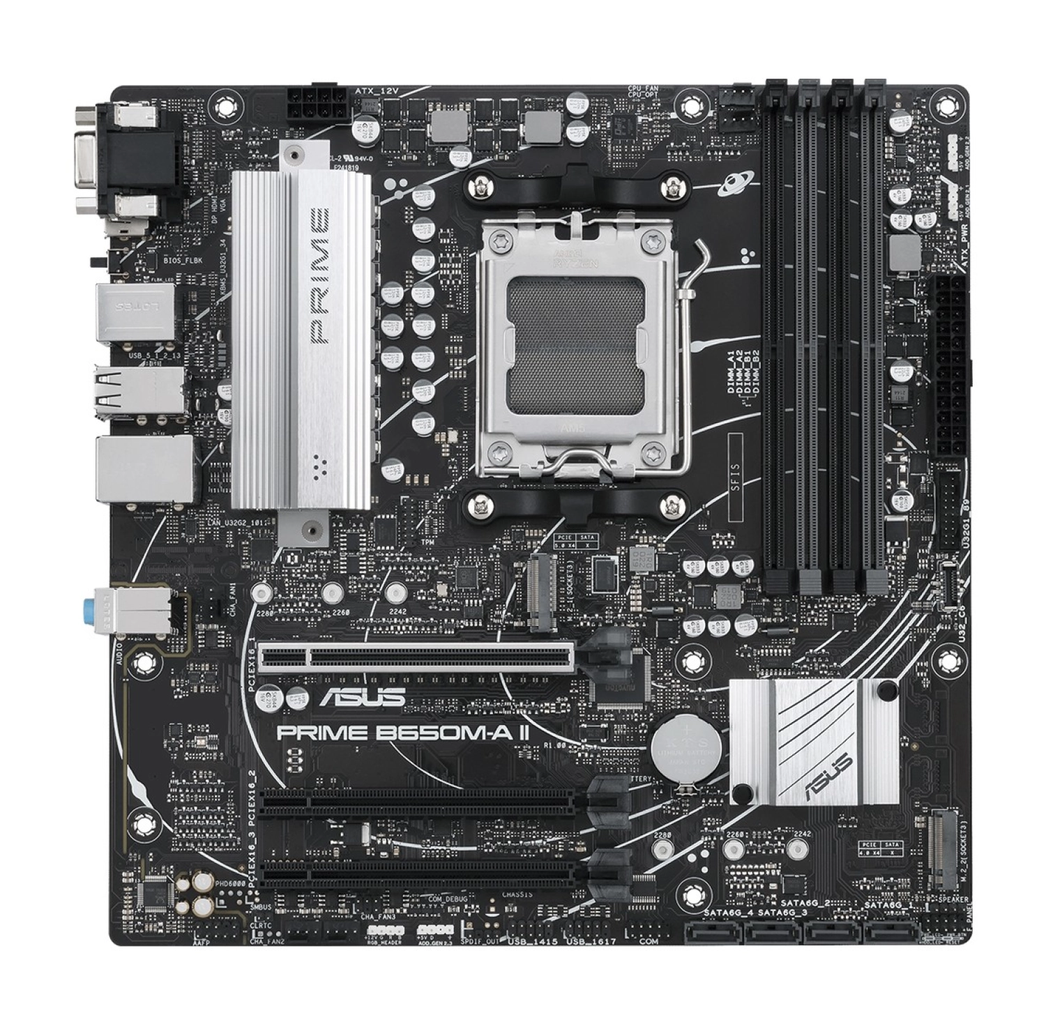 Asus Prime B650M-A Ii-Csm Amd B650 Am5 Ddr5 Matx Anakart - Görsel 2