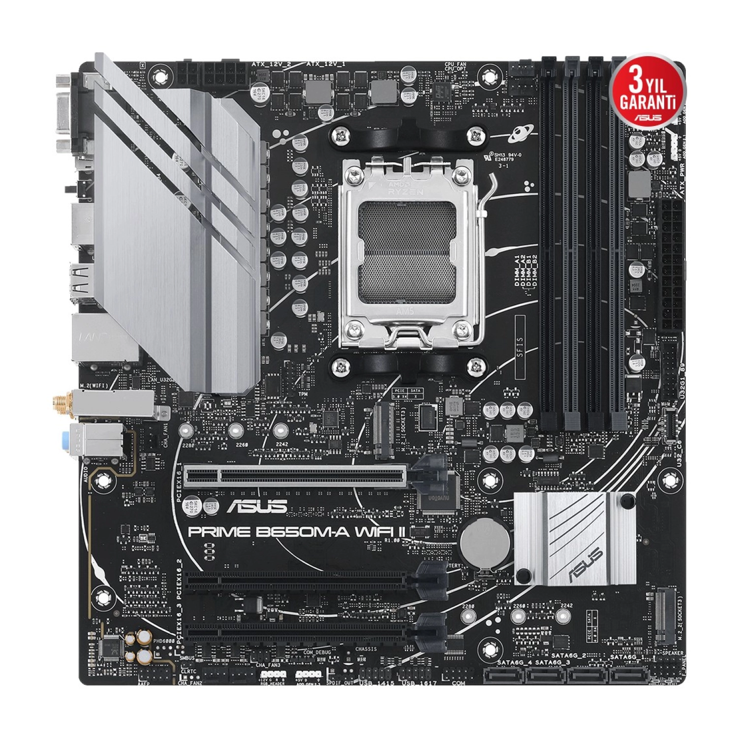 Asus Prime B650M-A Wifi Ii Amd B650 Am5 Ddr5 Matx Anakart ürün görseli