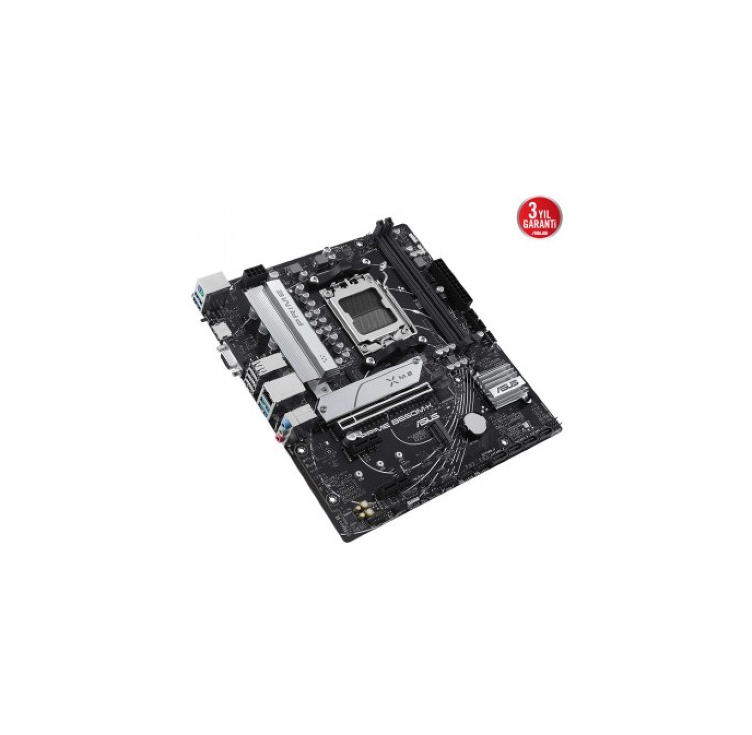 Asus Prime B650M-K Amd B650 Am5 Ddr5 6400 Dp Vga 2X M2 Usb3.2 Aura Rgb 2.5Gbit Lan Matx (Prıme B650M-K) Anakart - Görsel 5