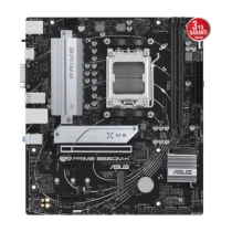 Asus Prime B650M-K Amd B650 Am5 Ddr5 6400 Dp Vga 2X M2 Usb3.2 Aura Rgb 2.5Gbit Lan Matx (Prıme B650M-K) Anakart
