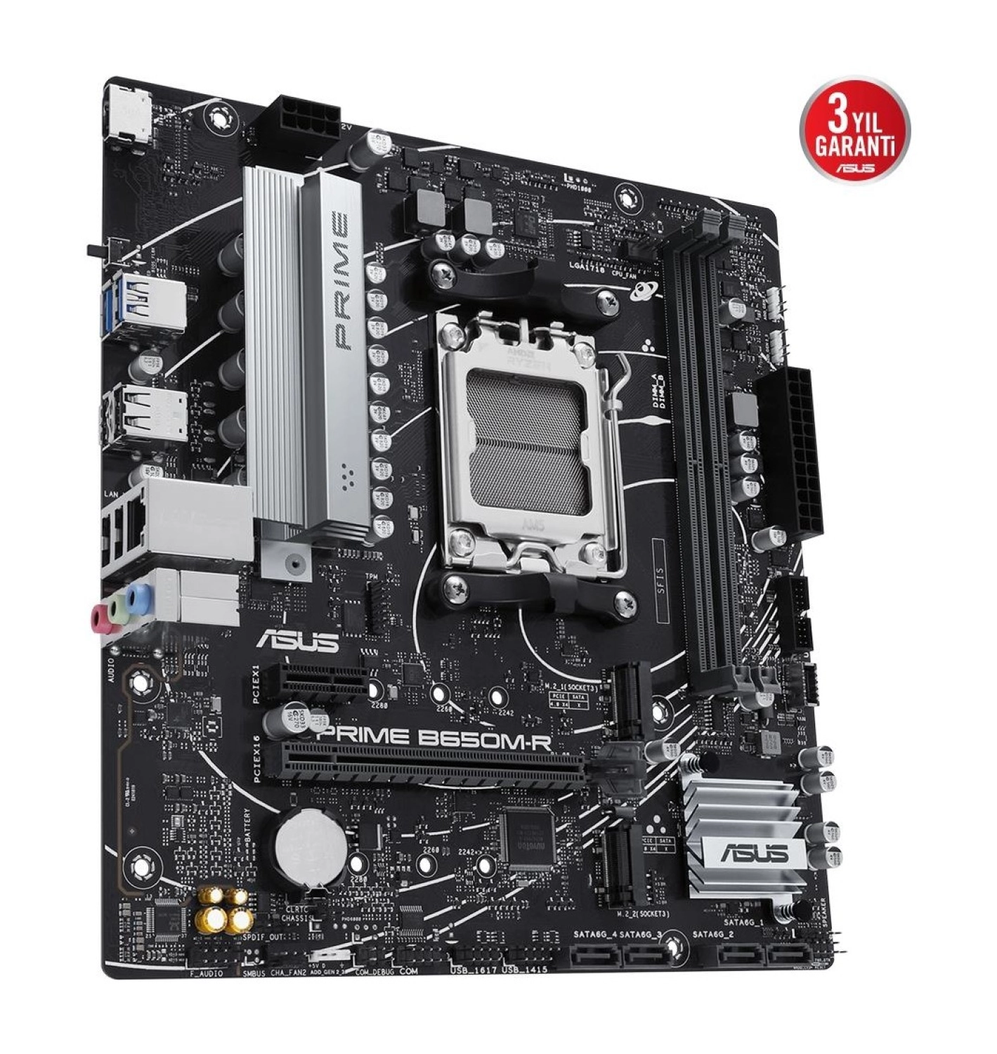 Asus Prime B650M-R Amd Ddr5 7200+(Oc) Hdmi M.2 Am5 - Görsel 4