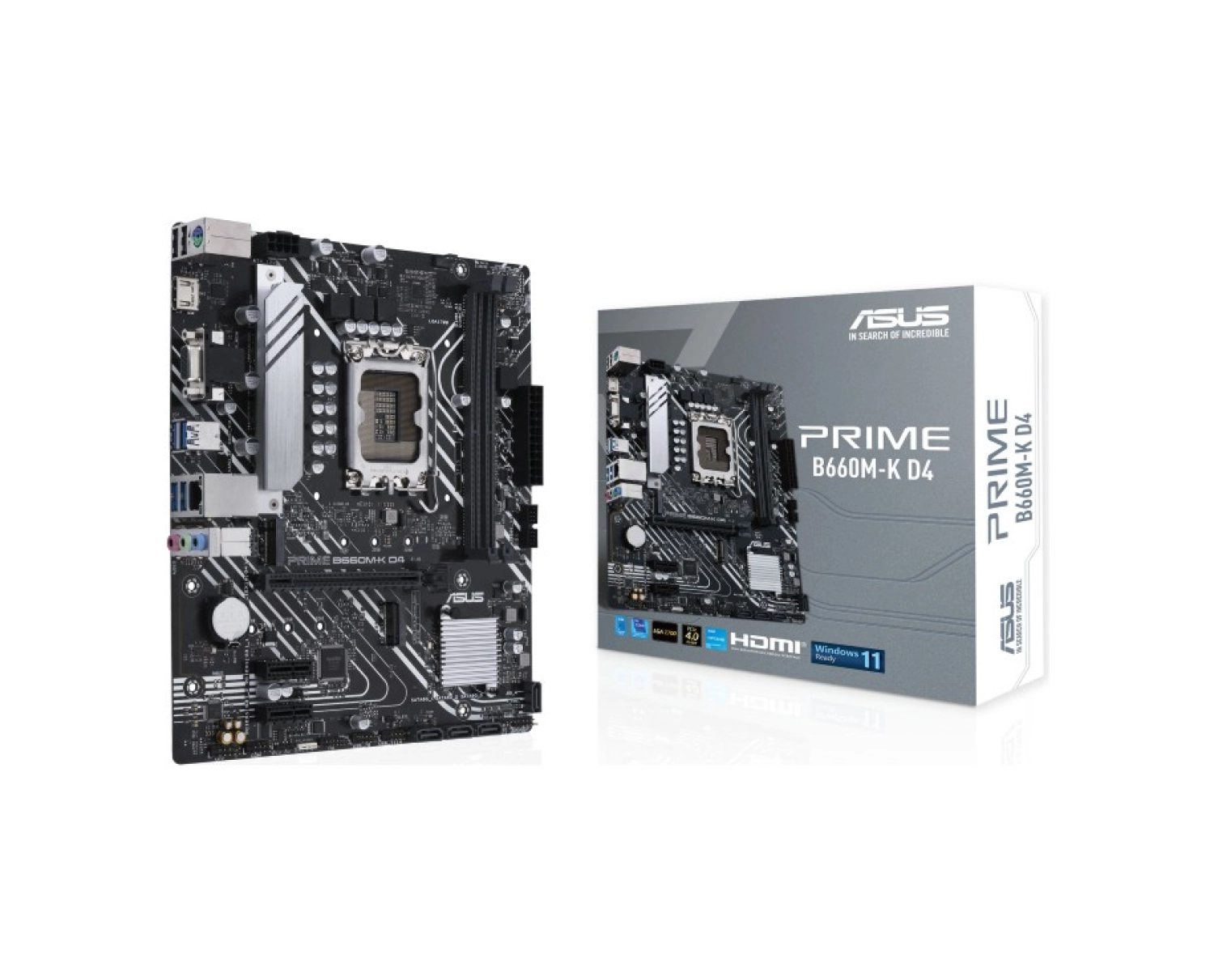 Asus Prime B660M-K D4 B660 5333 Mhz Ddr4 Lga1700 Matx Anakart ürün görseli