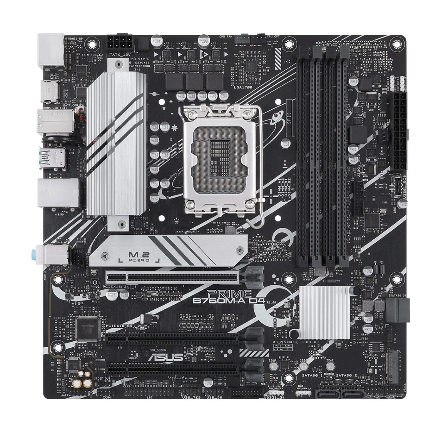 Asus Prime B760M-A D4-Csm Intel B760 Lga1700 Ddr4 Matx Anakart - Görsel 2