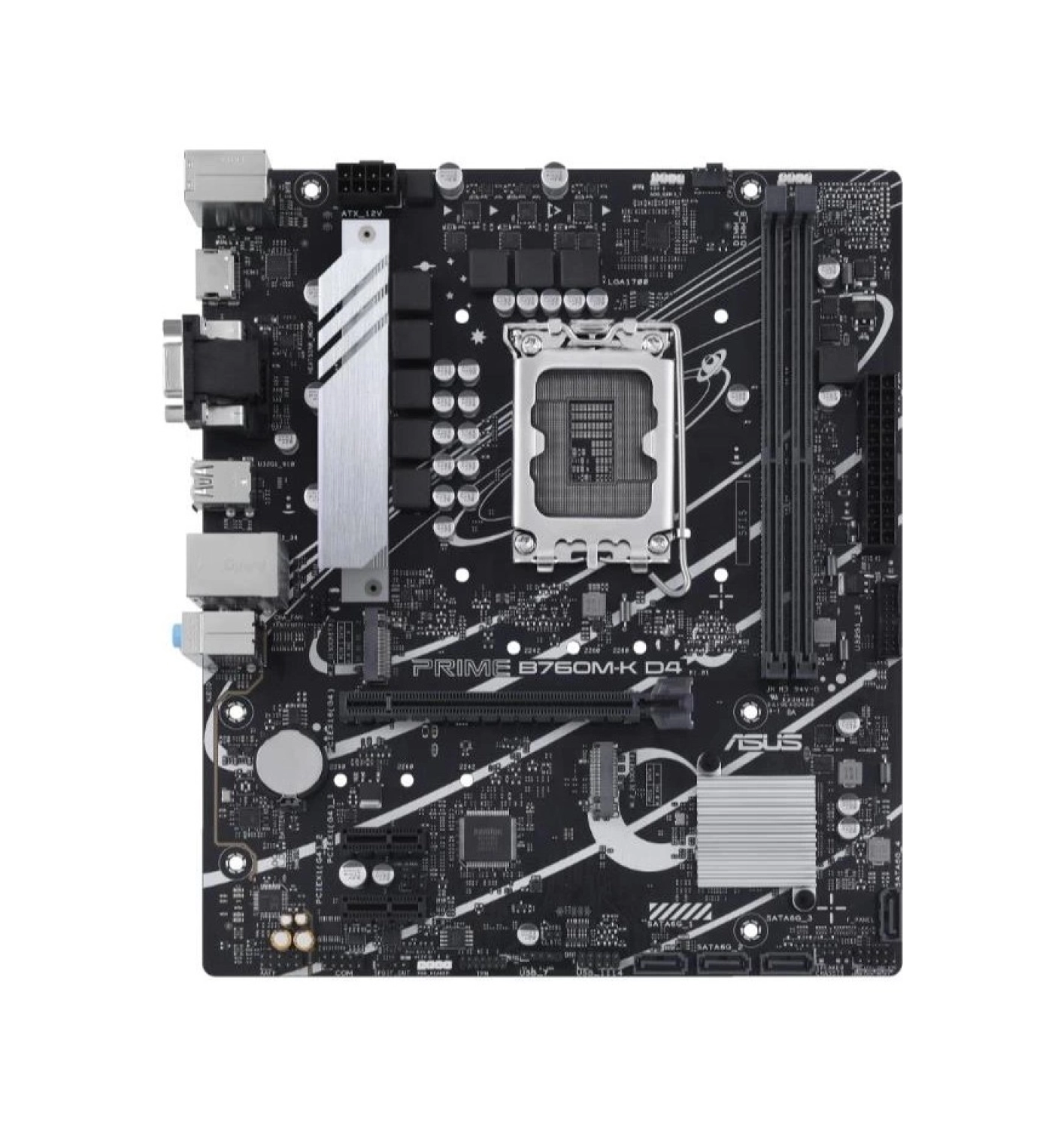 Asus Prime B760M-K D4 Ddr4 5333Mhz 1Xvga 1Xhdmı 2Xm.2 Usb 3.2 Matx 1700P (12. / 13. Ve 14. Nesil İşlemci Uyumlu) ürün görseli