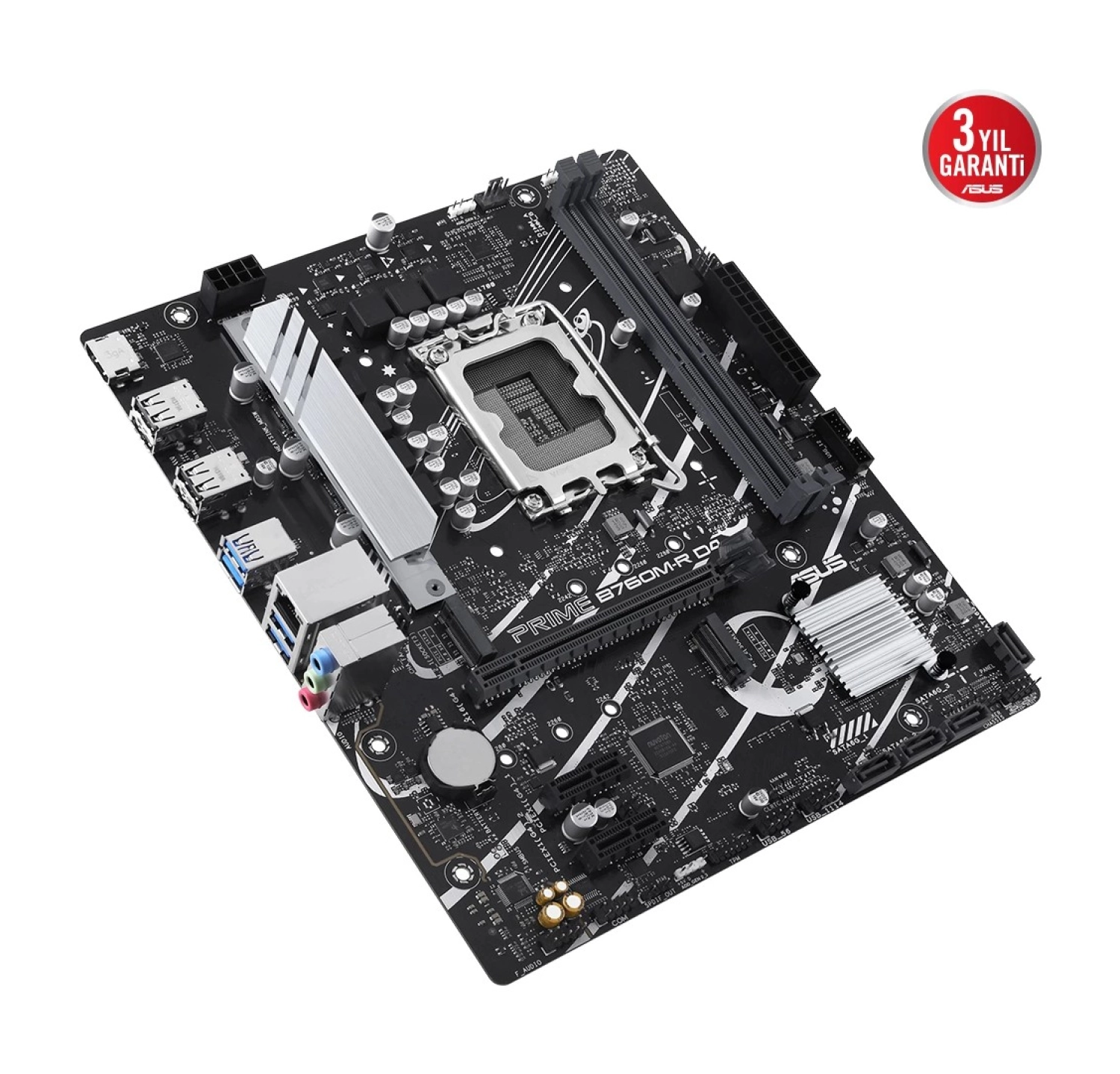 Asus Prime B760M-R D4 Ddr4 5333Mhz (Oc) Rgb M.2 1700P Matx Anakart - Görsel 5