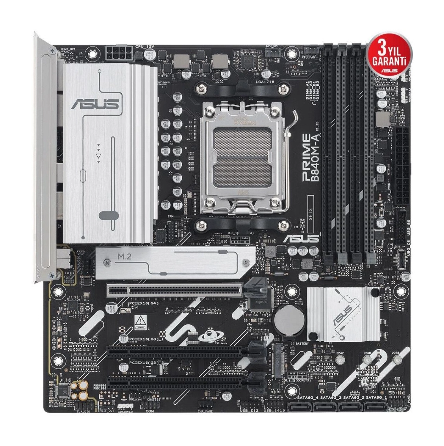 Asus Prime B840M-A-Csm Amd Matx Anakart - Görsel 2