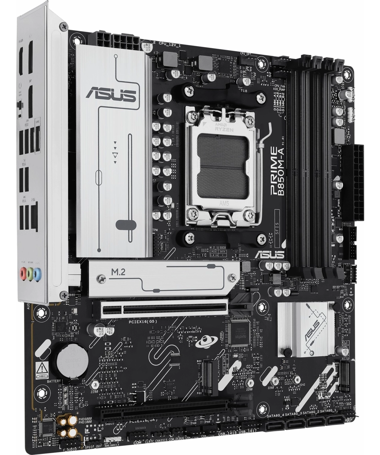 Asus Prime B850M-A-Csm Ddr5 (8000Mhz)Oc Am5 Matx Anakart - Görsel 3