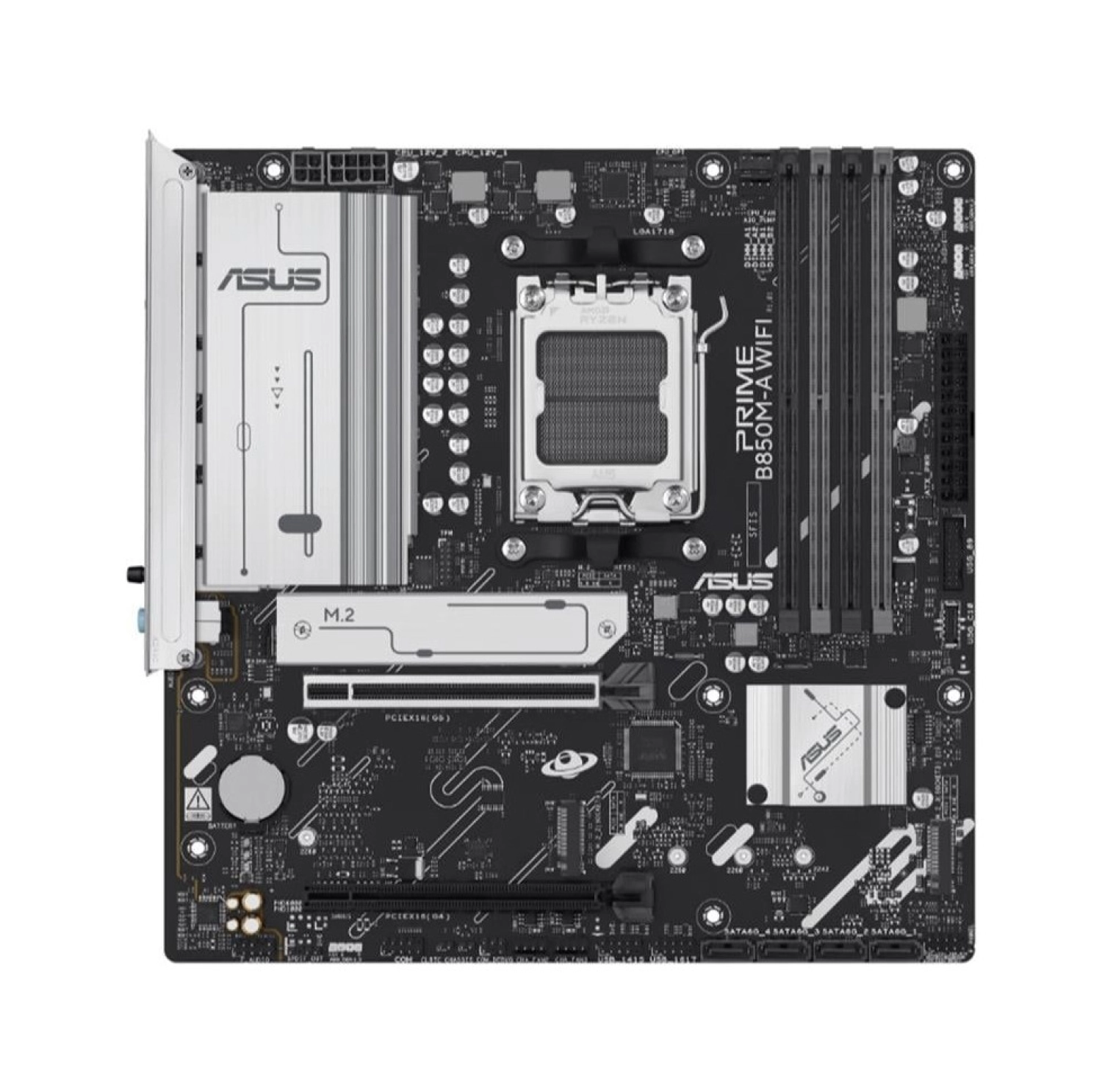 Asus Prime B850M-A Wifi Amd B850 Am5 Ddr5 Matx Anakart - Görsel 2