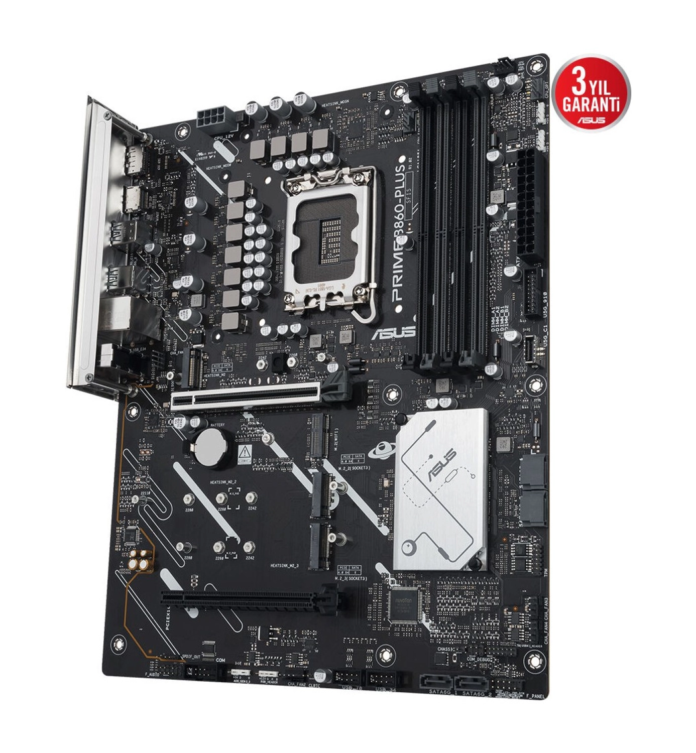 Asus Prime B860-Plus-Csm Intel B860 Lga1851 Ddr5 Atx Anakart - Görsel 3