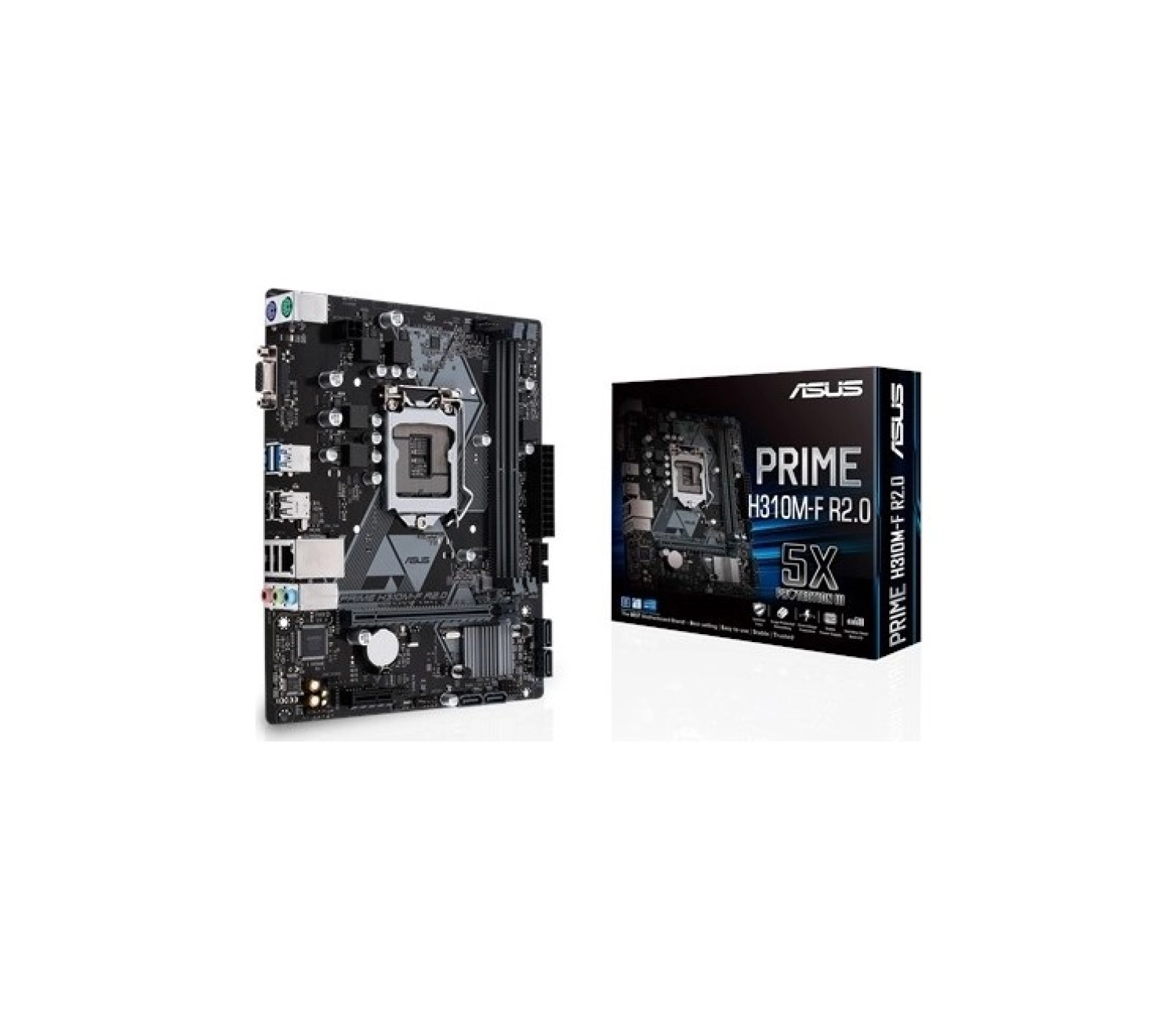 Asus Prime H310M-F R2.0 Intel H310 Lga1151 Ddr4 2666 Vga Usb3.1 Matx (Prıme H310M-F R2.0) Anakart - Görsel 2
