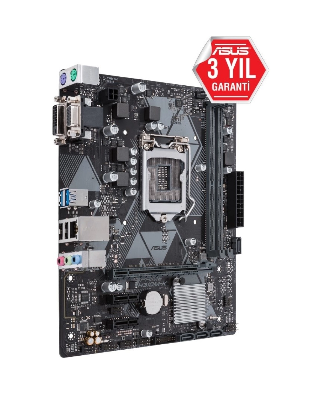 Asus Prime H310M-K 2666Mhz Ddr4 Soket 1151 Matx Anakart - Görsel 3