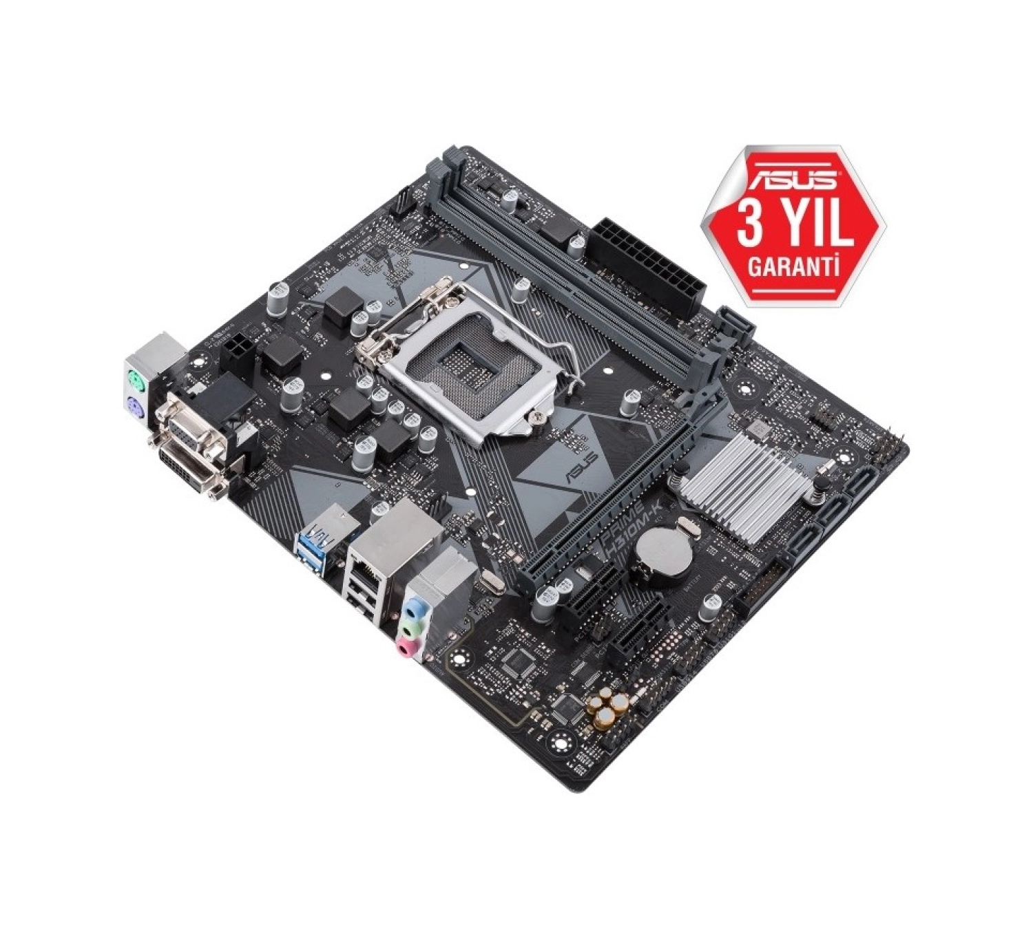 Asus Prime H310M-K 2666Mhz Ddr4 Soket 1151 Matx Anakart - Görsel 2