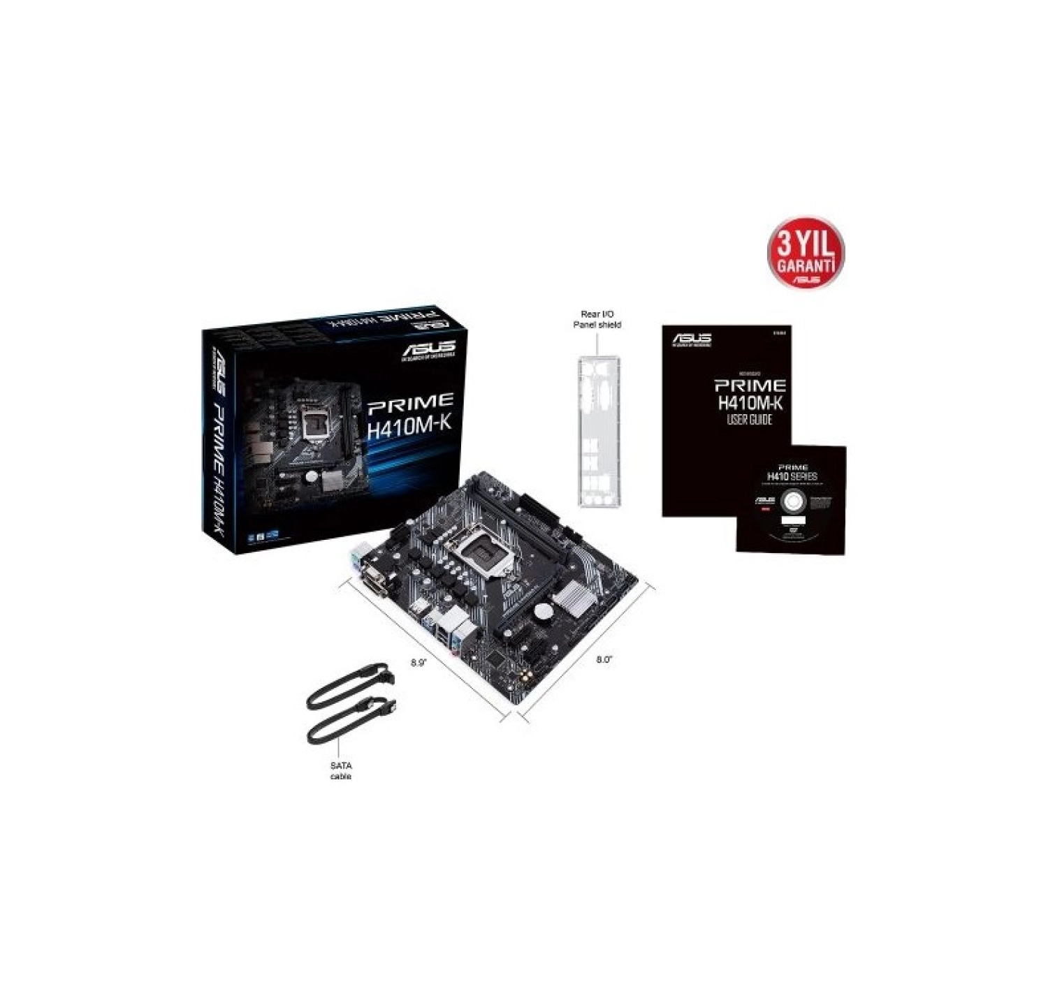 Asus Prime H410M-K Intel H410 (Oc) Ddr4 2933 Mhz Lga1200 Matx Anakart - Görsel 8