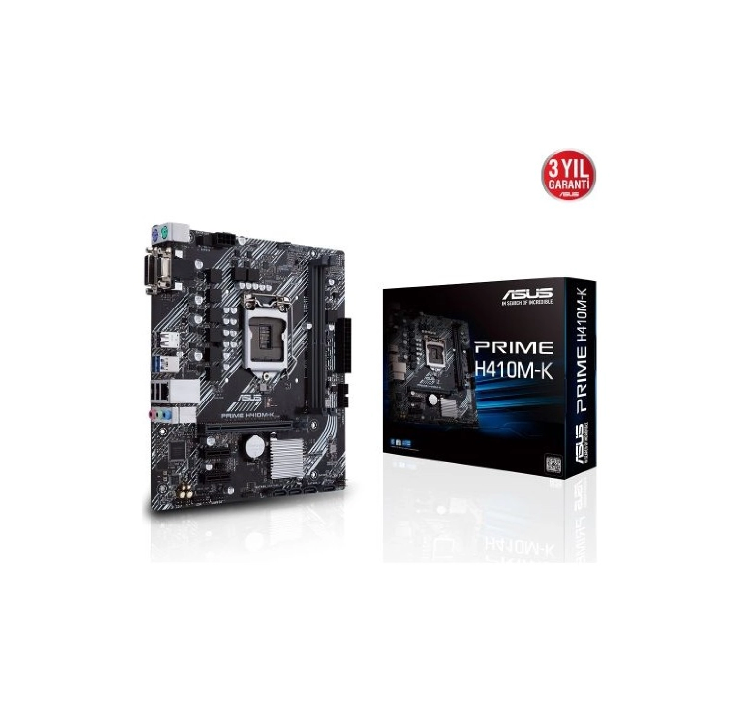 Asus Prime H410M-K Intel H410 (Oc) Ddr4 2933 Mhz Lga1200 Matx Anakart - Görsel 2