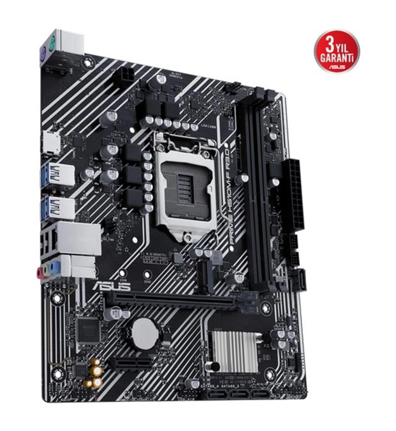 Asus Prime H510M-F R3.0 Intel H470 Lga1200 Ddr4 3200 Hdmi M2 Anakart - Görsel 2