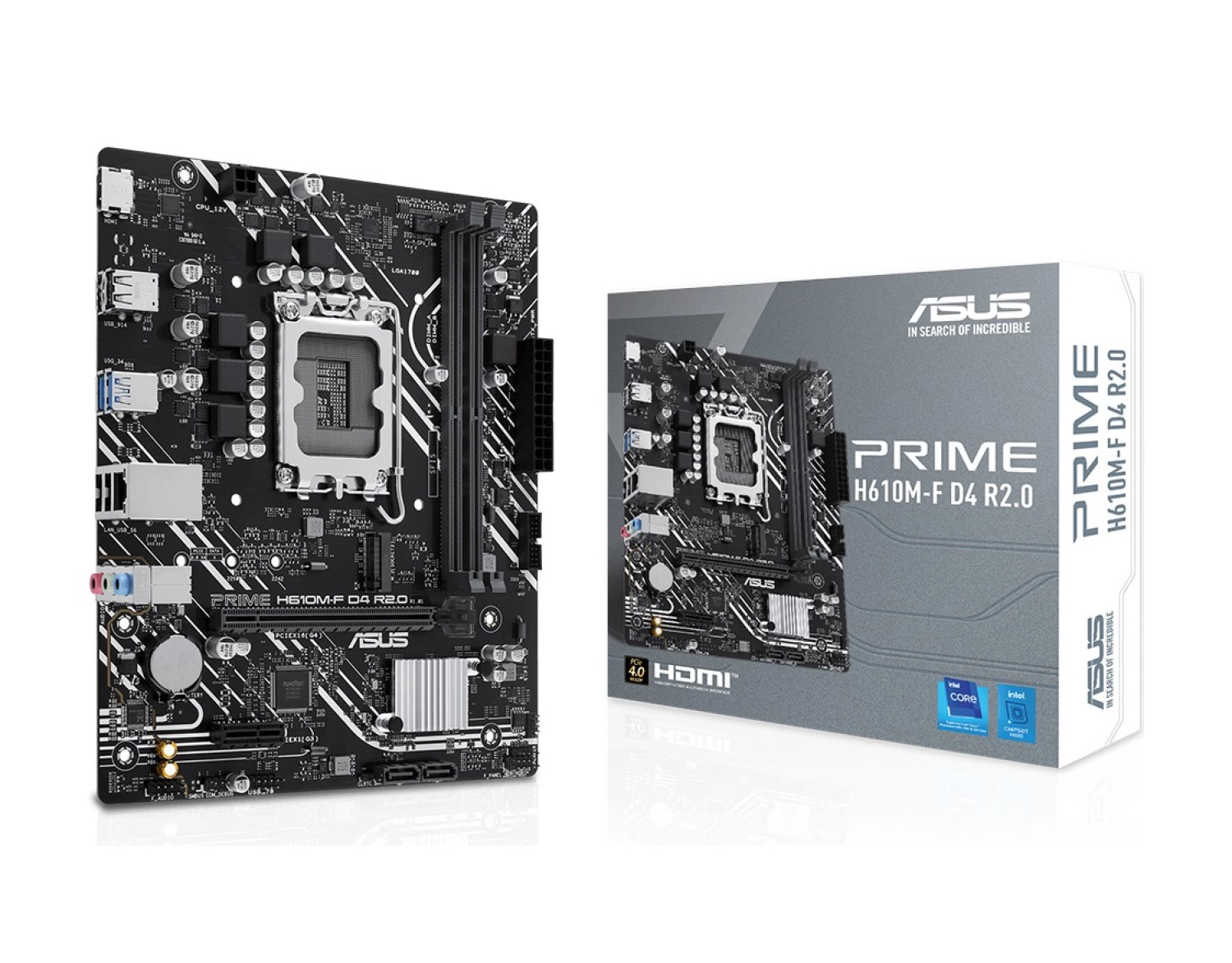Asus Prime H610M-F D4 R2.0 Intel H610 Lga1700 Ddr4 Matx Anakart ürün görseli