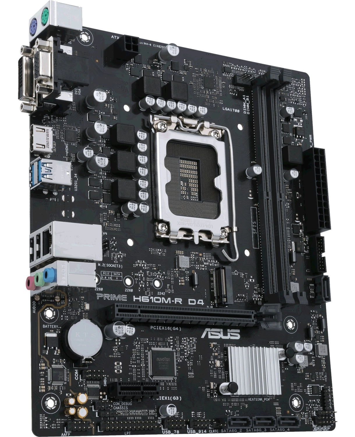 Asus Prime H610M-R D4 Intel H610 Lga1700 Ddr4 Matx Anakart ürün görseli