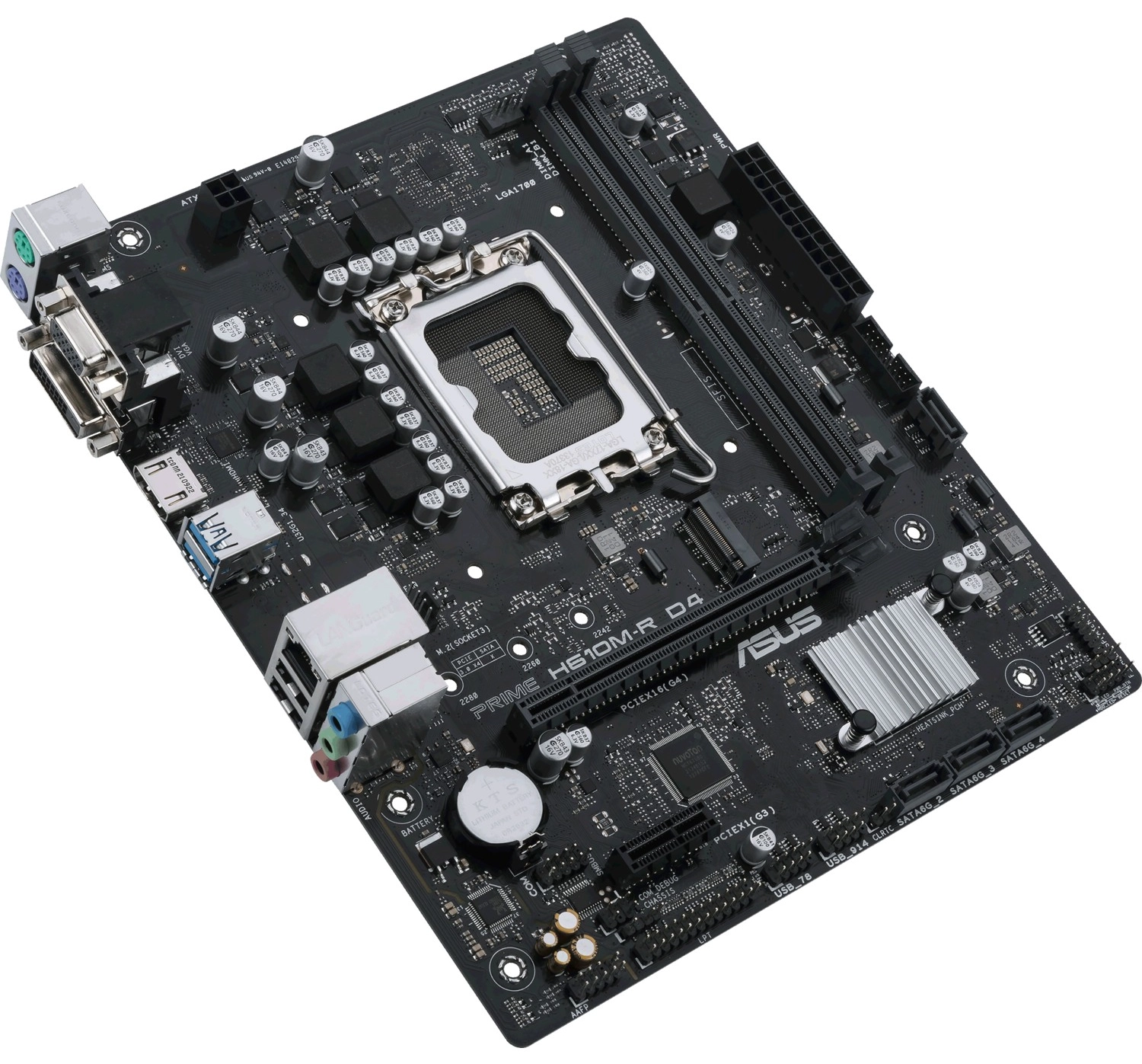 Asus Prime H610M-R D4 Intel H610 Lga1700 Ddr4 Matx Anakart - Görsel 4
