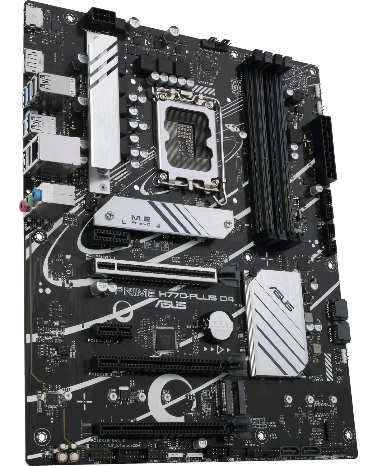Asus Prime H770-Plus D4 Intel H770 Lga1700 Ddr4 Atx Anakart - Görsel 2