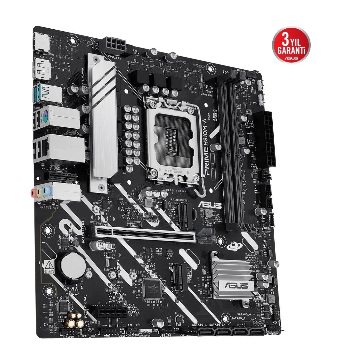 Asus Prime H810M-A-Csm Soket 1851 Anakart - Görsel 3