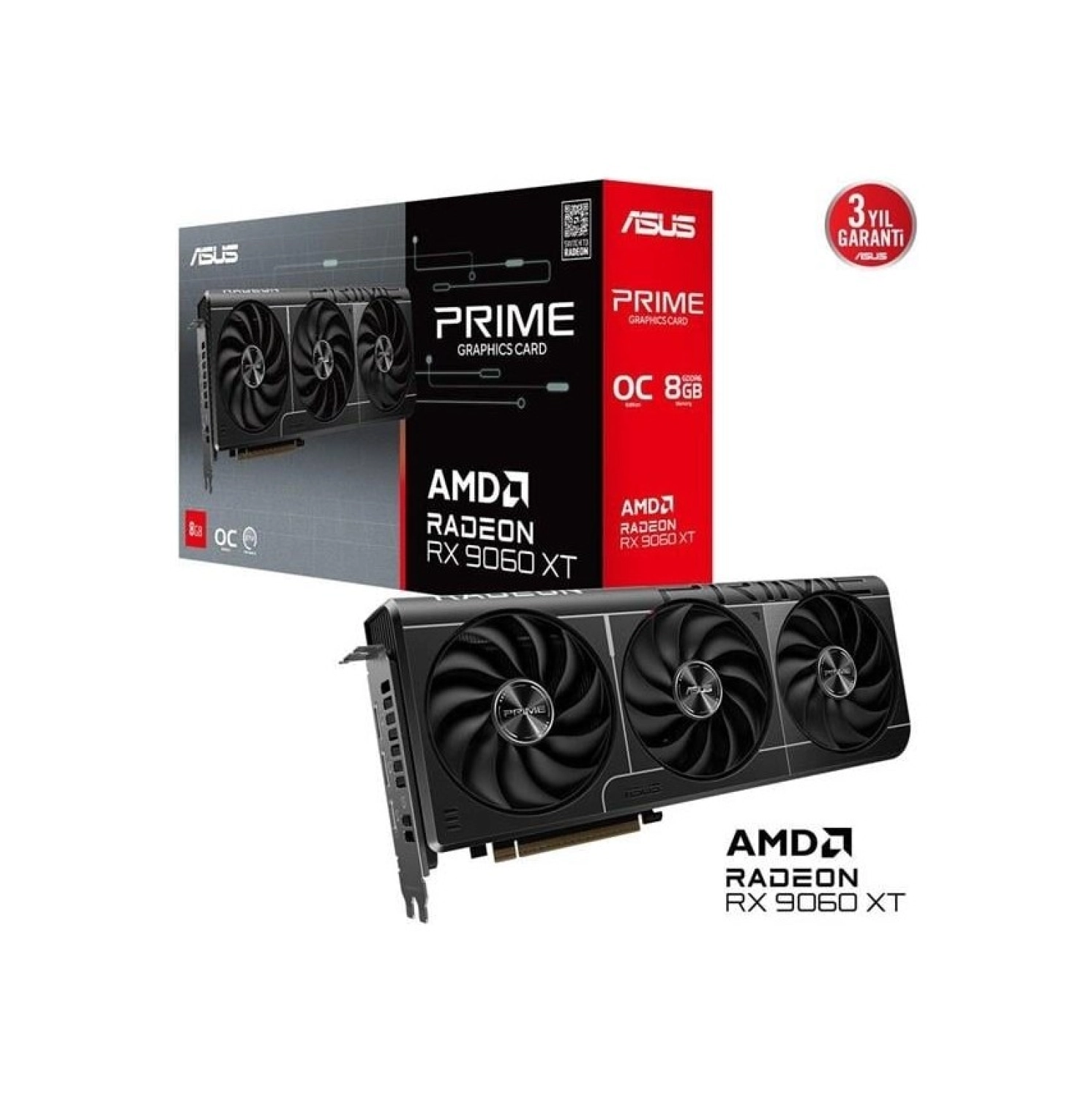 Asus Prime-Rx9060Xt-O8G 128Bit 8G Vga ürün görseli