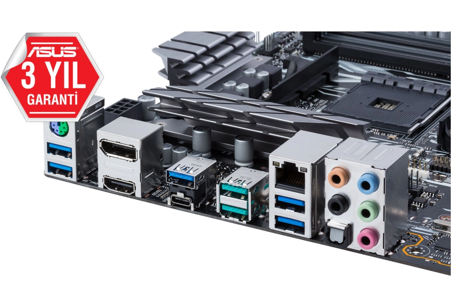 Asus Prime X370-Pro Amd X370 3200+Mhz Ddr4 Soket Am4 Atx Anakart - Görsel 4