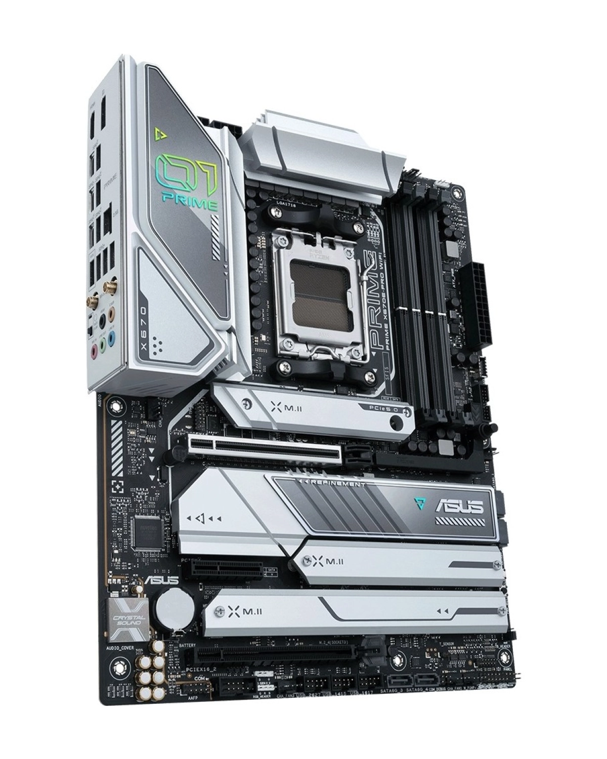 Asus Prime X670E-Pro Wifi Amd X670E Am5 Ddr5 Atx Anakart - Görsel 4