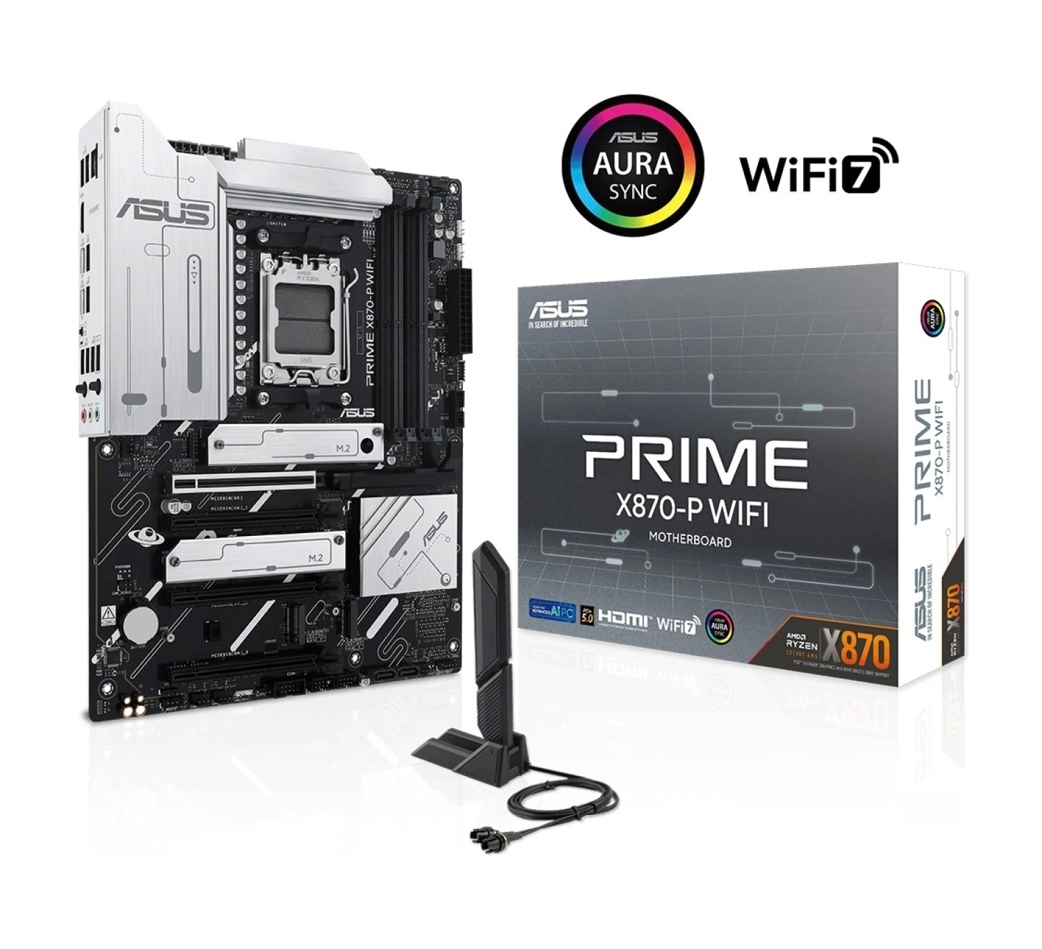 Asus Prime X870-P Wifi 8000Mhz(Oc) M.2 Am5 Atx Anakart ürün görseli