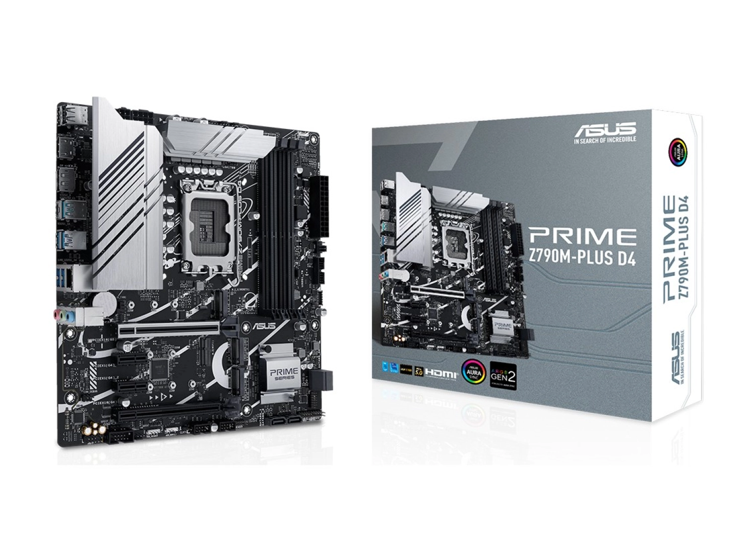 Asus Prime Z790M-Plus D4 Intel Z790 Lga1700 Ddr4 5333 Dp Hdmı 3X M2 Usb3.2 Aura Rgb Matx (Prıme Z790M-Plus D4) Anakart - Görsel 4