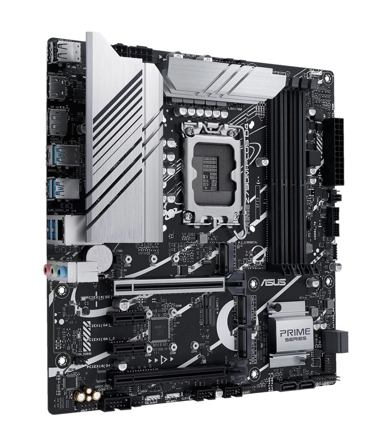 Asus Prime Z790M-Plus D4 Intel Z790 Lga1700 Ddr4 5333 Dp Hdmı 3X M2 Usb3.2 Aura Rgb Matx (Prıme Z790M-Plus D4) Anakart - Görsel 2