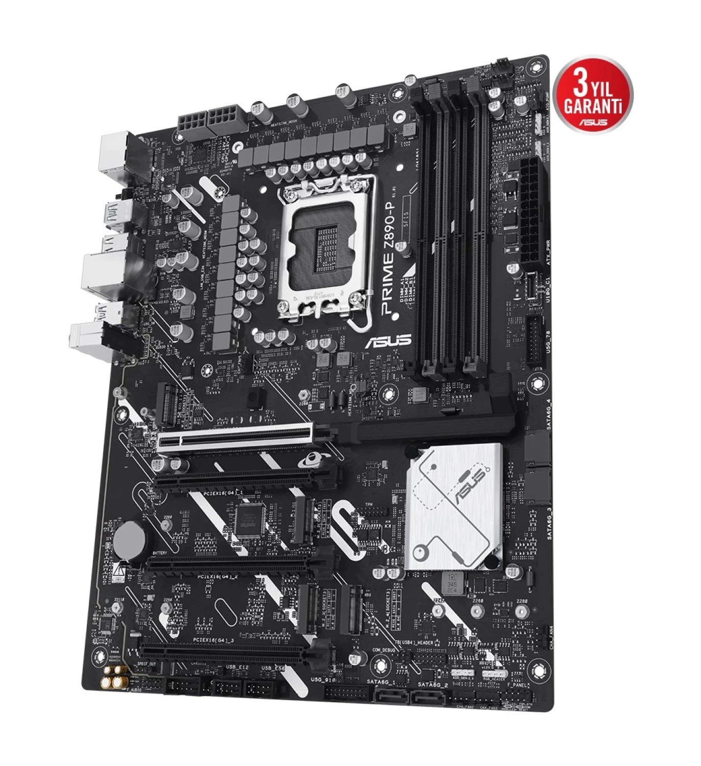 Asus Prime Z890-P 7600Mhz (Oc) Rgb M.2 1851P Atx Anakart - Görsel 4